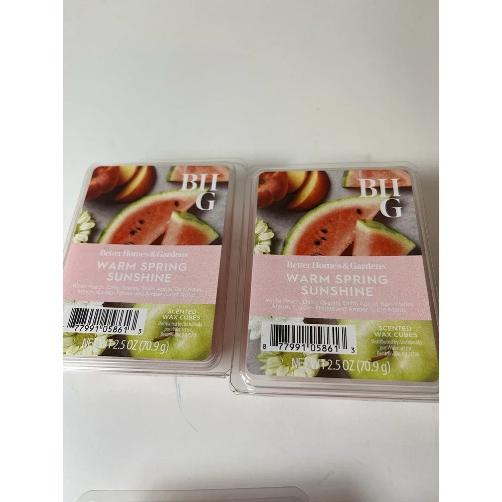 4x‎ Better Homes & Gardens Wax Melts Warm Spring Sunshine 2.5oz NEW